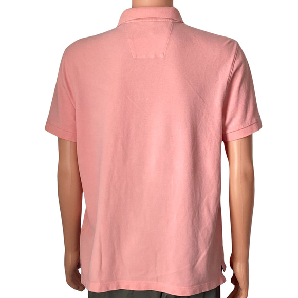 Nautica Polo Shirt Men's Large Light Orange Short Sleeve Collared BRAND NEW - Picture 2 of 4